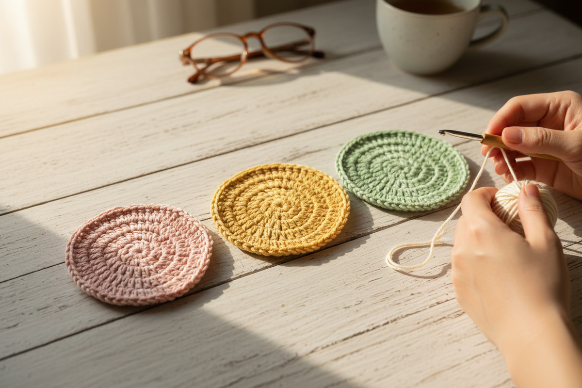 Three Circles Before Circular Needle — Crochet Practice Method (Part 2) 🧶