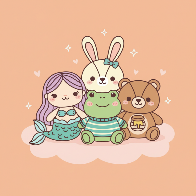 Finished Dolls Illustration