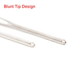 Stainless Steel Blunt Tapestry Needles | Large Eye Sewing Needles for Wool, Yarn & Leather – 4 Sizes | Joyclub