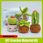 DIY Crochet Material Kit | Amigurumi Animals, Plants & Dolls – 17 Styles with English Tutorial