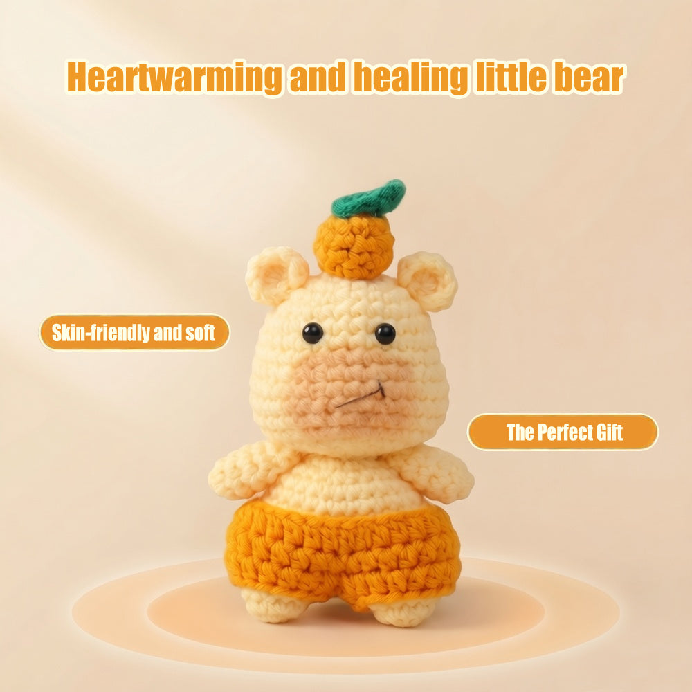 Handmade Crochet Capybara Pendant | Cute Yarn Knit Keychain & Bag Charm – Lulu Doll Gift