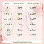 Jinlan Lan Yu Series Crochet Hook Set – Lightweight Ergonomic Needles for Beginners & DIY Crafters