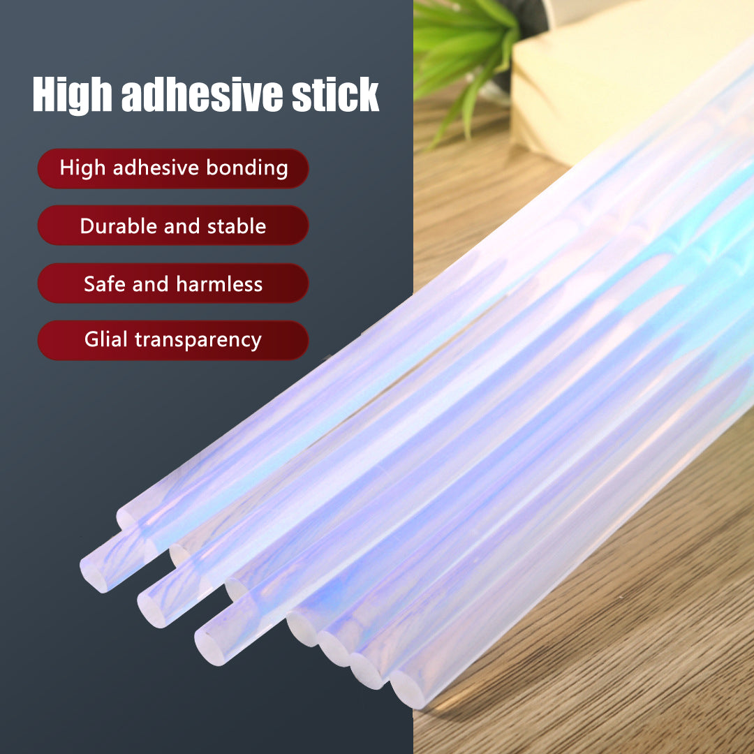 Hot Melt Glue Sticks & Glue Gun – 7mm & 11mm, Transparent / Black / Extra Sticky, for DIY Crafts & Crochet Dolls