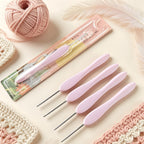 Jinlan Lan Yu Series Crochet Hook Set – Lightweight Ergonomic Needles for Beginners & DIY Crafters