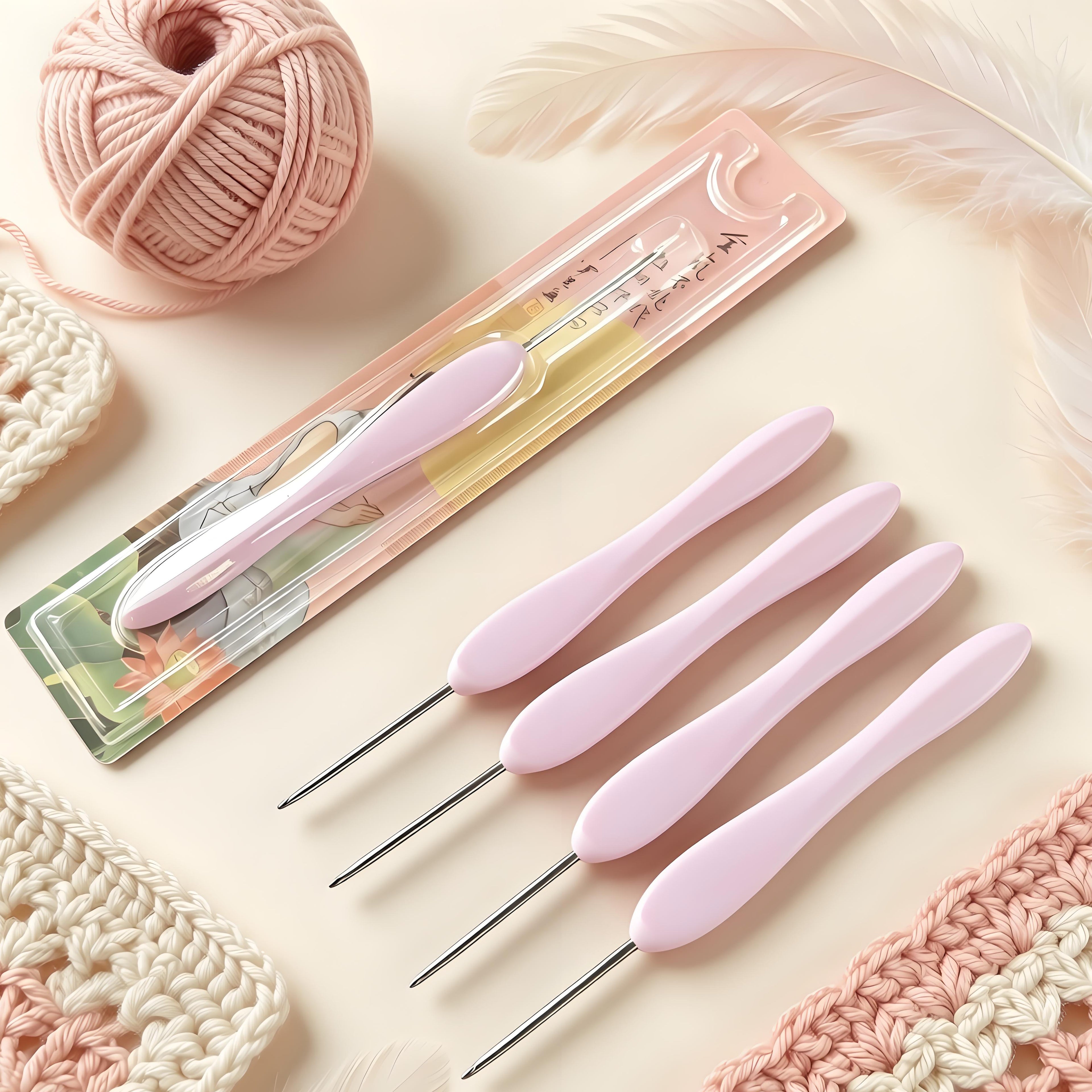 Jinlan Lan Yu Series Crochet Hook Set – Lightweight Ergonomic Needles for Beginners & DIY Crafters