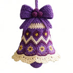 Christmas Bell Crochet Kit | DIY Yarn Ornament Making Set – Handmade Holiday Gift