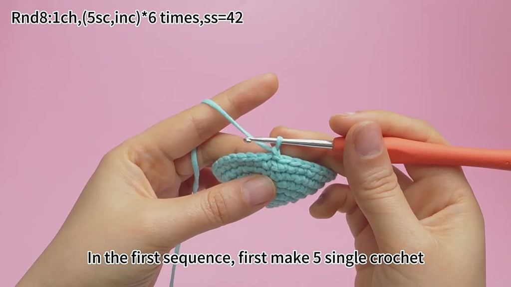 Salamander Crochet Kit | Amigurumi Doll Making Set – Single-Strand Cotton, No-Split Stuffing Included