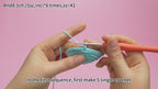 Salamander Crochet Kit | Amigurumi Doll Making Set – Single-Strand Cotton, No-Split Stuffing Included